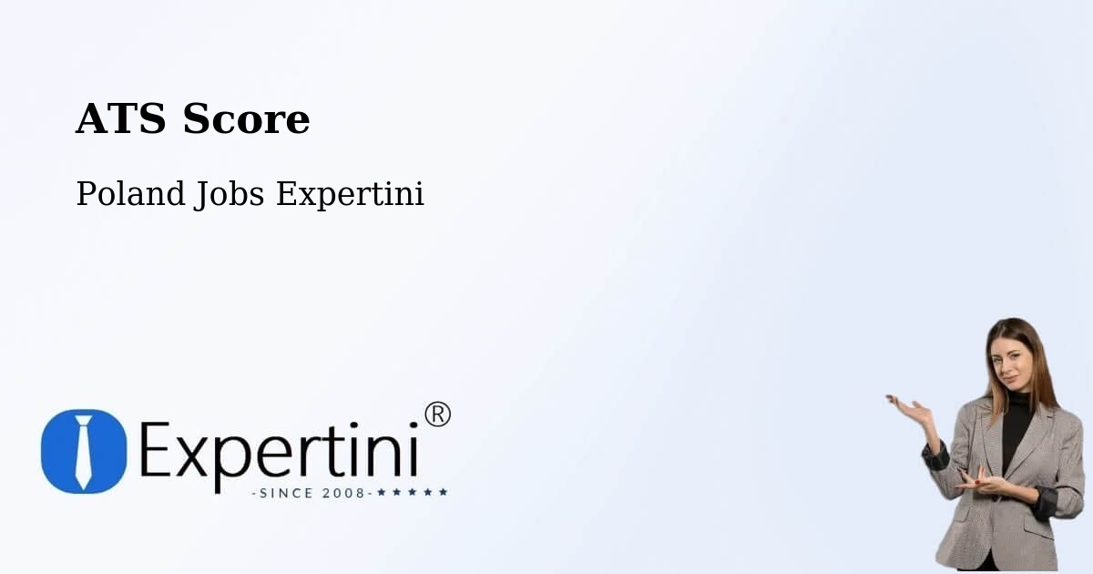 Resume ATS Score & Job Description Match Tool – Mieścisko - Poland Jobs Expertini
